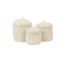 Load image into Gallery viewer, Light mangala storage baskets set of 3