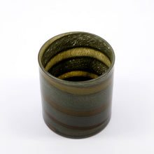 Load image into Gallery viewer, Tea light holder brown swirls