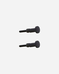 Black matte knobs set of 2