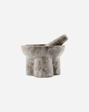 Load image into Gallery viewer, Mortar w. pestle, kulti, grey/brown