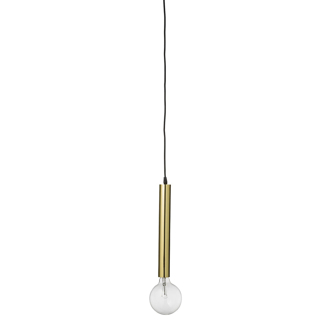 Brass metal pendant light