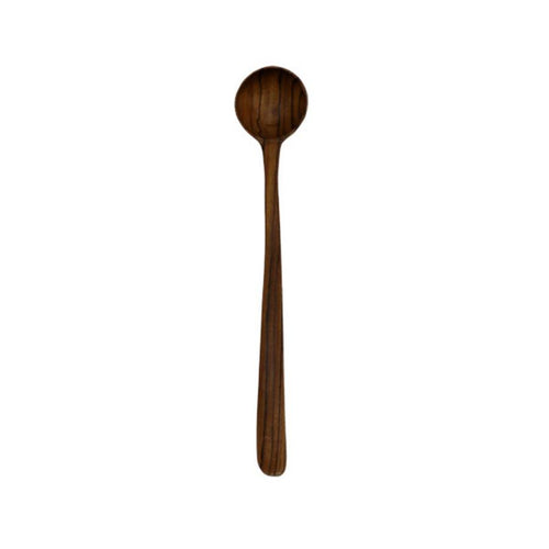 Teak wooden serving spoon