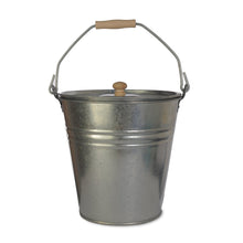 Load image into Gallery viewer, BUCKET WITH LID, GALVANISED STEEL