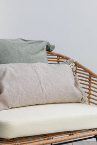 Neutral cotton cushion cover 40x70cm