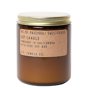 Patchouli Sweetgrass soy jar candle