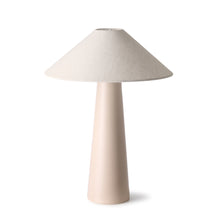 Load image into Gallery viewer, Light peach/nude cone shaped lamp base