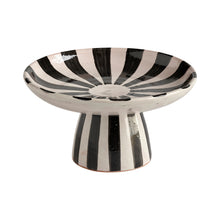 Load image into Gallery viewer, Black striped cake stand