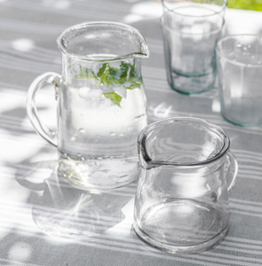 Glass meze jug 750ml