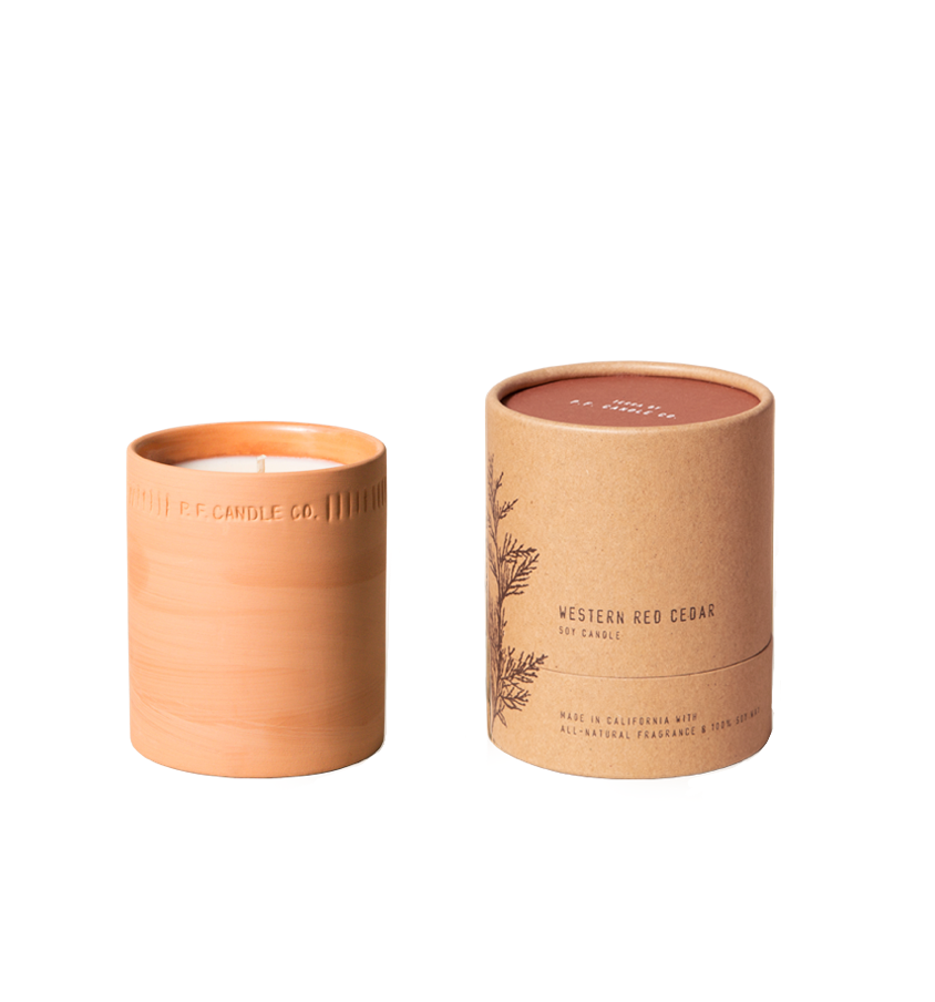 Western Red Cedar - Terra soy candle