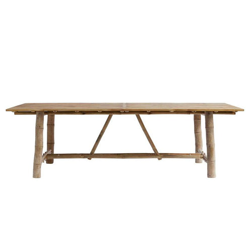 Large Bamboo Dining Table