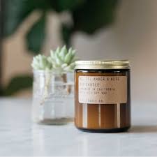 Amber & Moss mini soy jar candle