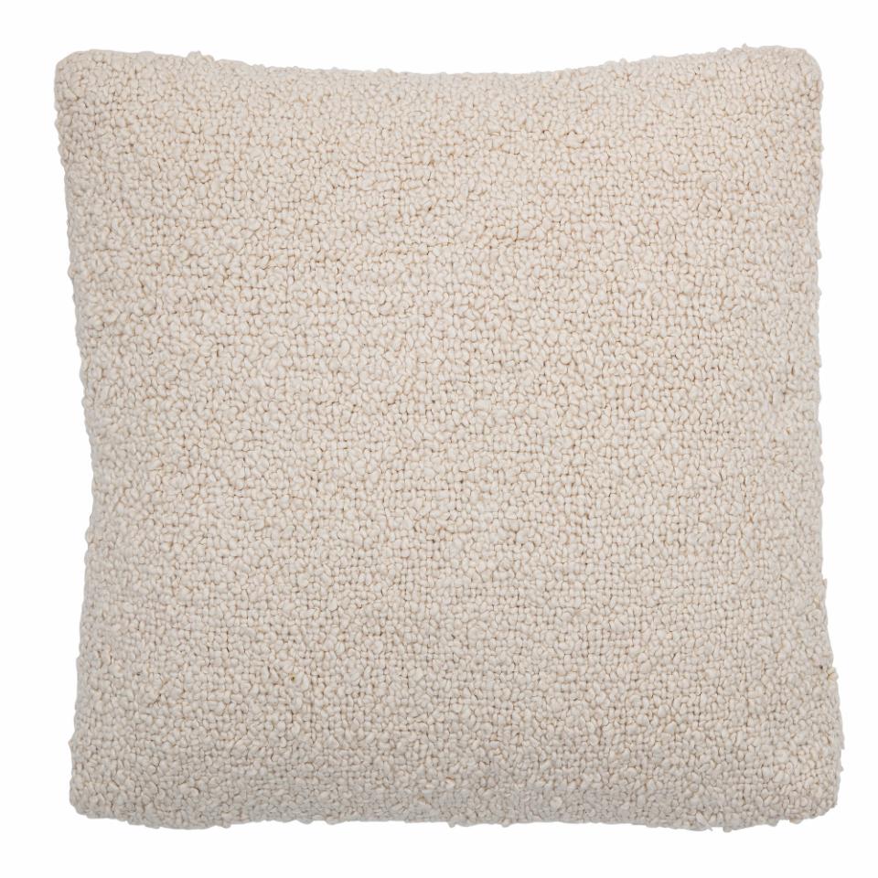 Cream textured cushion 50 x 50