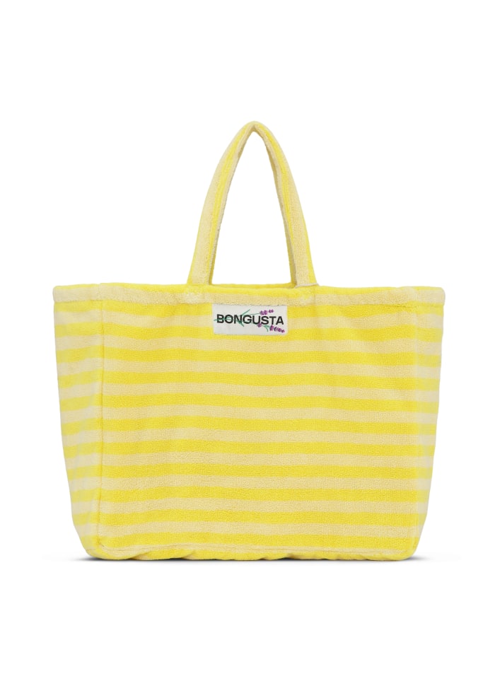 Neon yellow weekend bag