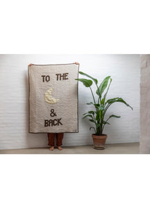 To the moon & back bed cover